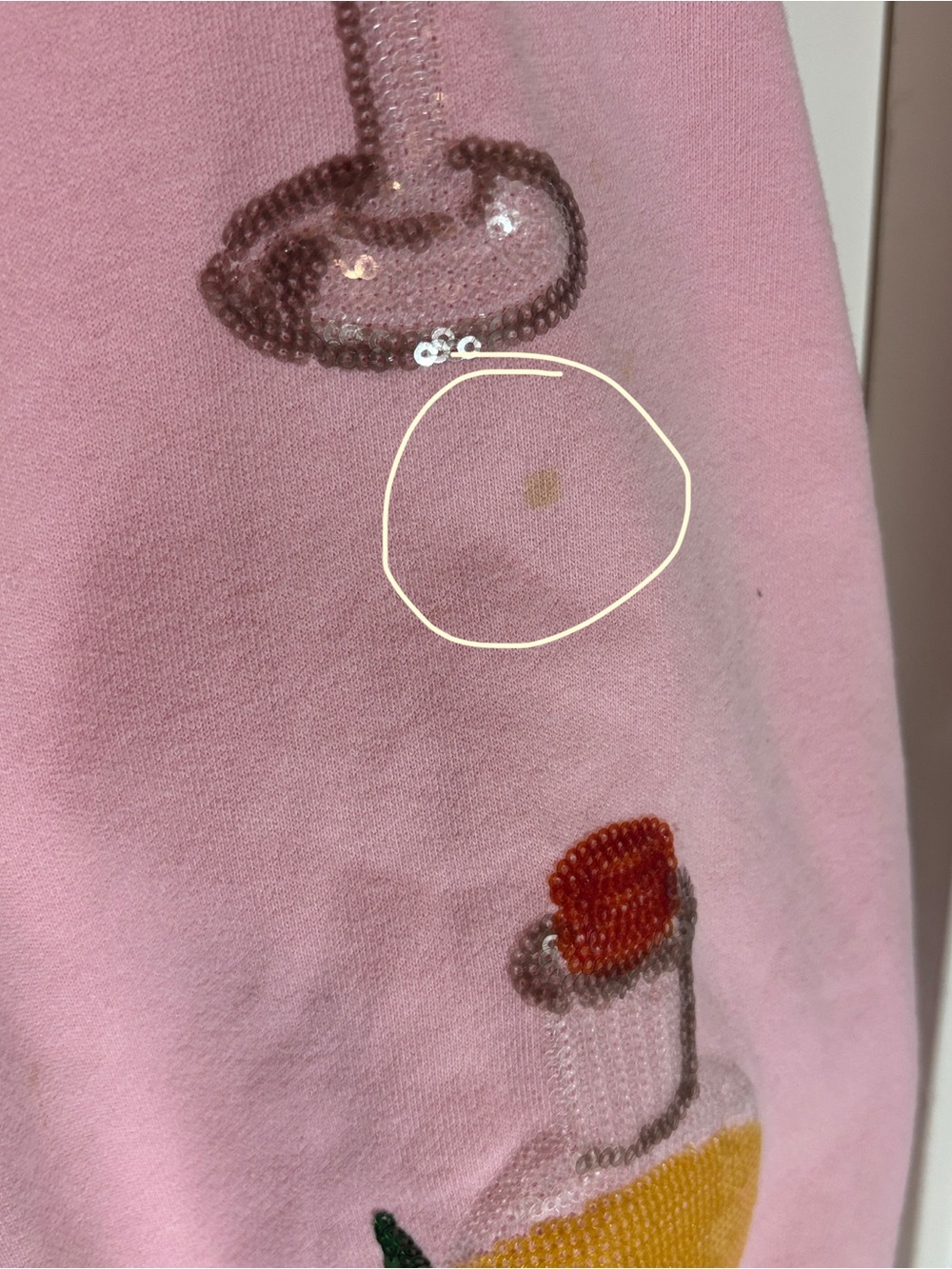 Queen of Sparkles Queen of Carbs XL Pizza Pasta Wine Sweatshirt - Picture 3 of 10